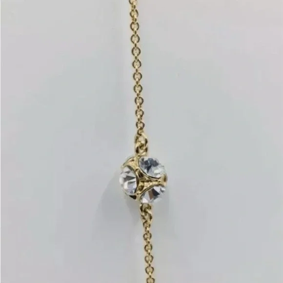 Kate Spade ♠️ Lady Marmalade Rose Gold/Clear Crystal Necklace.
NWT - Picture 5 of 12